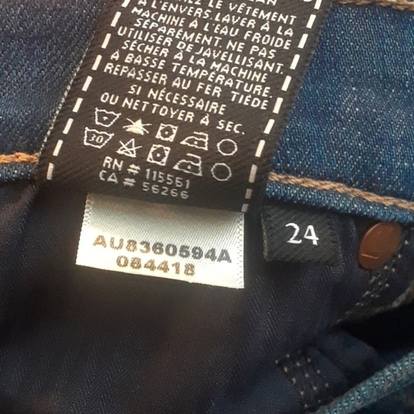 7 For All Mankind edie Jeans Size 24 - Picture 10 of 11